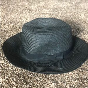 Black floppy hat